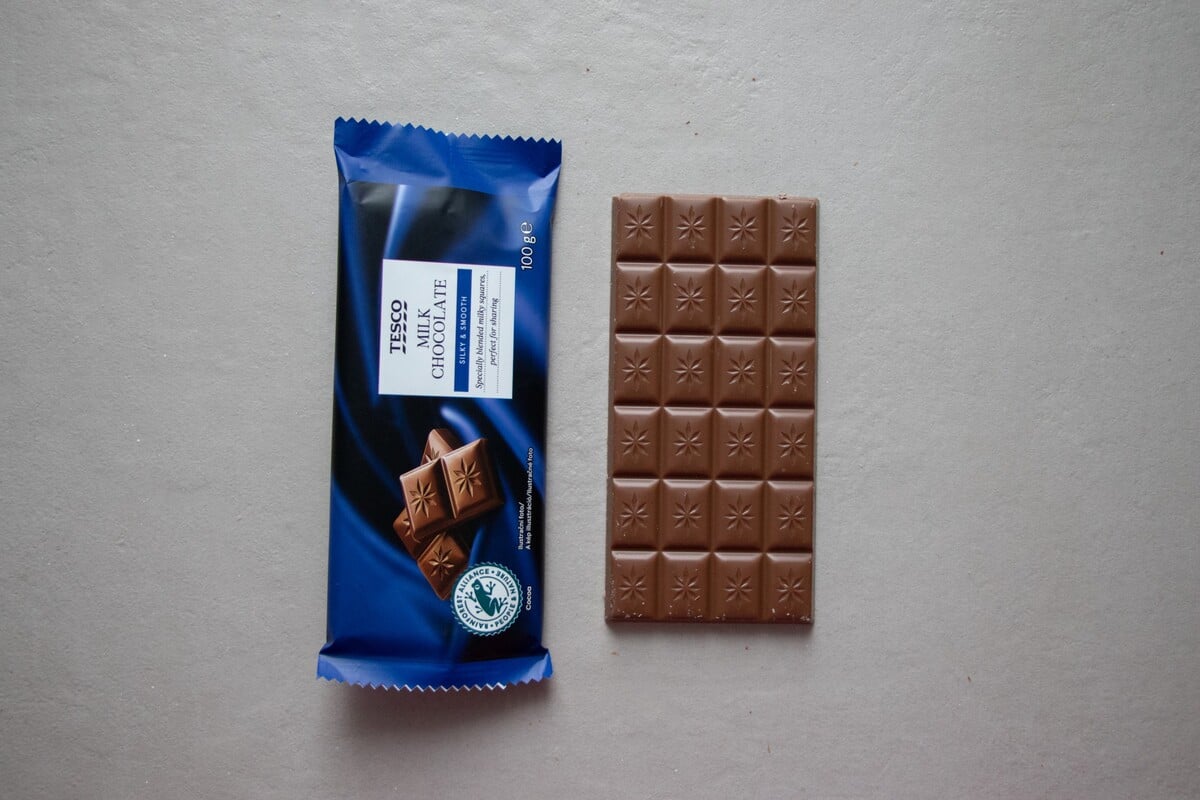 čokoláda test