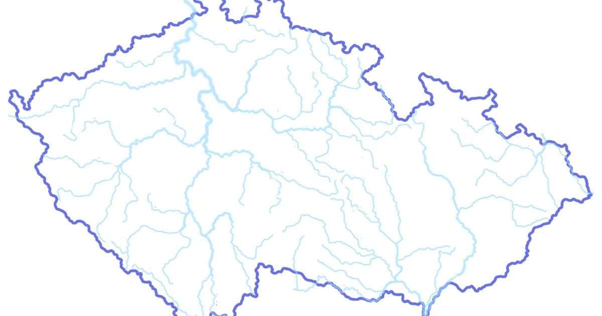 Kvíz: Poznáš české řeky na slepé mapě?
