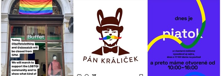 Prezidentský palác vyvesil dúhovú vlajku. Dnešný pochod podporujú aj viaceré bratislavské prevádzky
