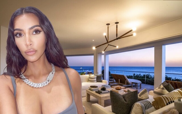 OBRAZEM: Prohlédni si luxusní sídlo Kim Kardashian v Malibu za 70 milionů dolarů. Nabízí dokonalý výhled na oceán i soukromou pláž