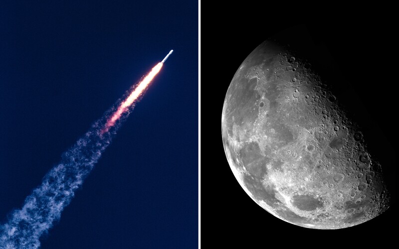 Raketa Elona Muska sa nekontrolovateľne rúti na Mesiac. Vedci odhadujú, že doň narazí do niekoľkých týždňov.