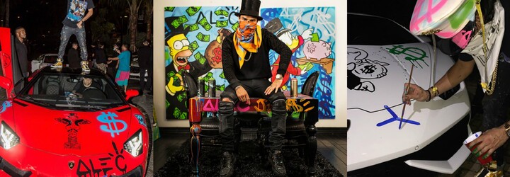 Alec Monopoly: Pouliční umělec, který se od ilegálních maleb propracoval k soukromým letům a luxusním autům