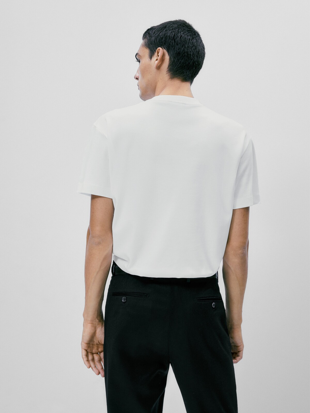 móda, biele tričko, oblečenie