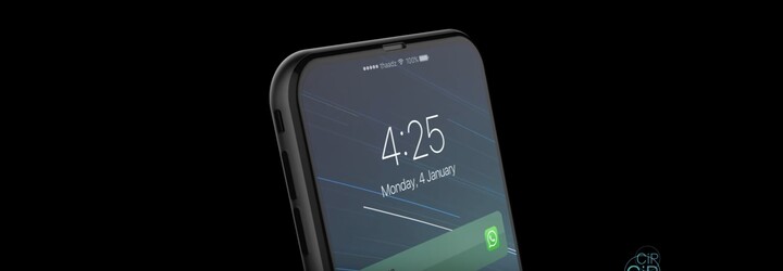 Nový koncept iPhonu 8 ti vyrazí dech. Smartphone nemá téměř žádné rámečky a výbava zahrnuje i Touch Bar