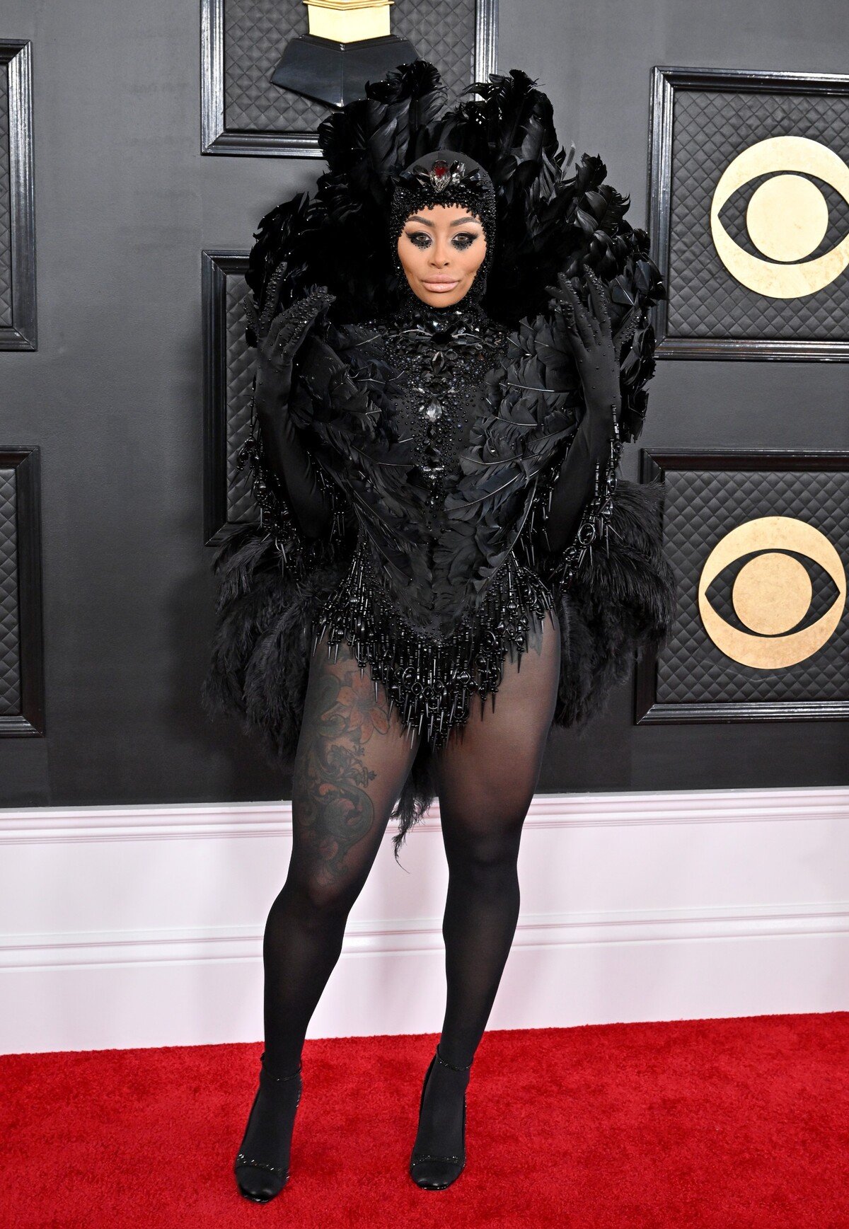 Blac Chyna predviedla na červenom koberci Grammy look podľa Black Swan.