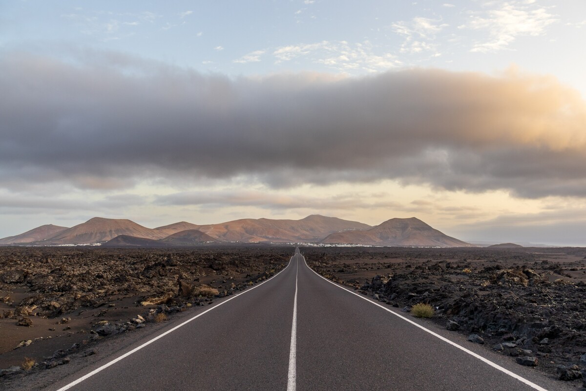 Ostrov Lanzarote. 