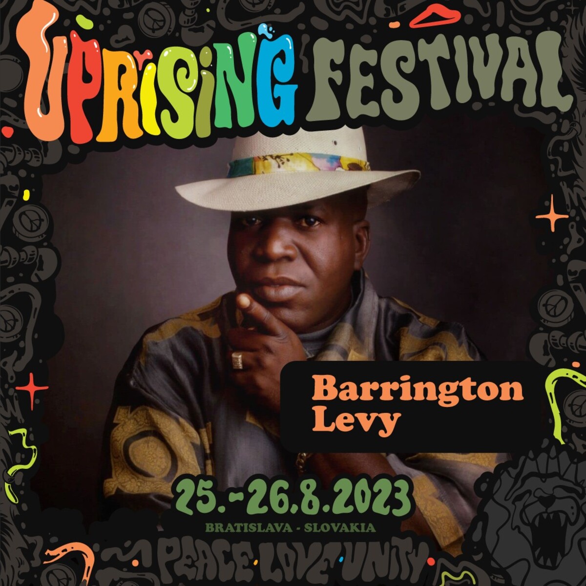 Na Uprisingu zahrá aj Barrington Levy.