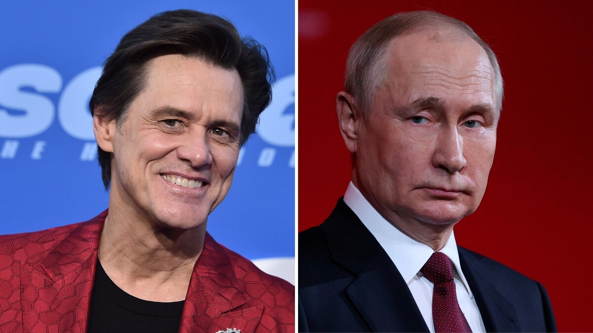 Jim Carrey Vladimir Putin Rusko sankcie