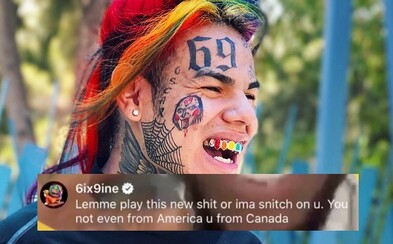 6ix9ine pokračuje v trollování. Udám tě, pokud mi nedovolíš zahrát nové tracky na livestreamu, vzkázal bývalému kolaborantovi 6ix9ine pokračuje v trollování. Udám tě, pokud mi nedovolíš zahrát nové tracky na livestreamu, vzkázal bývalému kolaborantovi