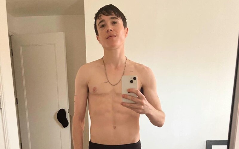 Elliot Page je spokojný so svojím telom. Na Instagrame ho podporili tisíce fanúšikov.