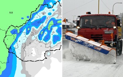 Priprav sa na sneženie, najhoršia situácia bude na západe Slovenska.