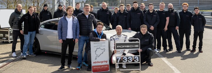 Porsche Taycan Turbo S dosiahlo nový rekord na Nürburgringu medzi produkčnými elektromobilmi
