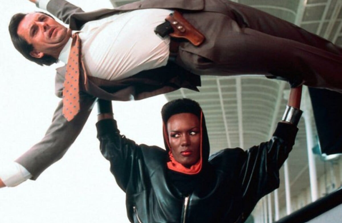 Herečka Grace Jones.