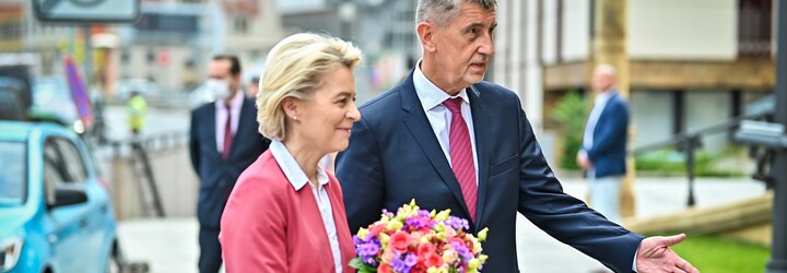 Babiš přivítal von der Leyen v Praze. Česko by mohlo z evropského plánu obnovy získat až 180 miliard korun