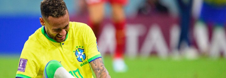 MS 2022 v Kataru: Neymar si v zápase se Srbskem poranil vazy v kotníku. Další účast na turnaji je nejistá