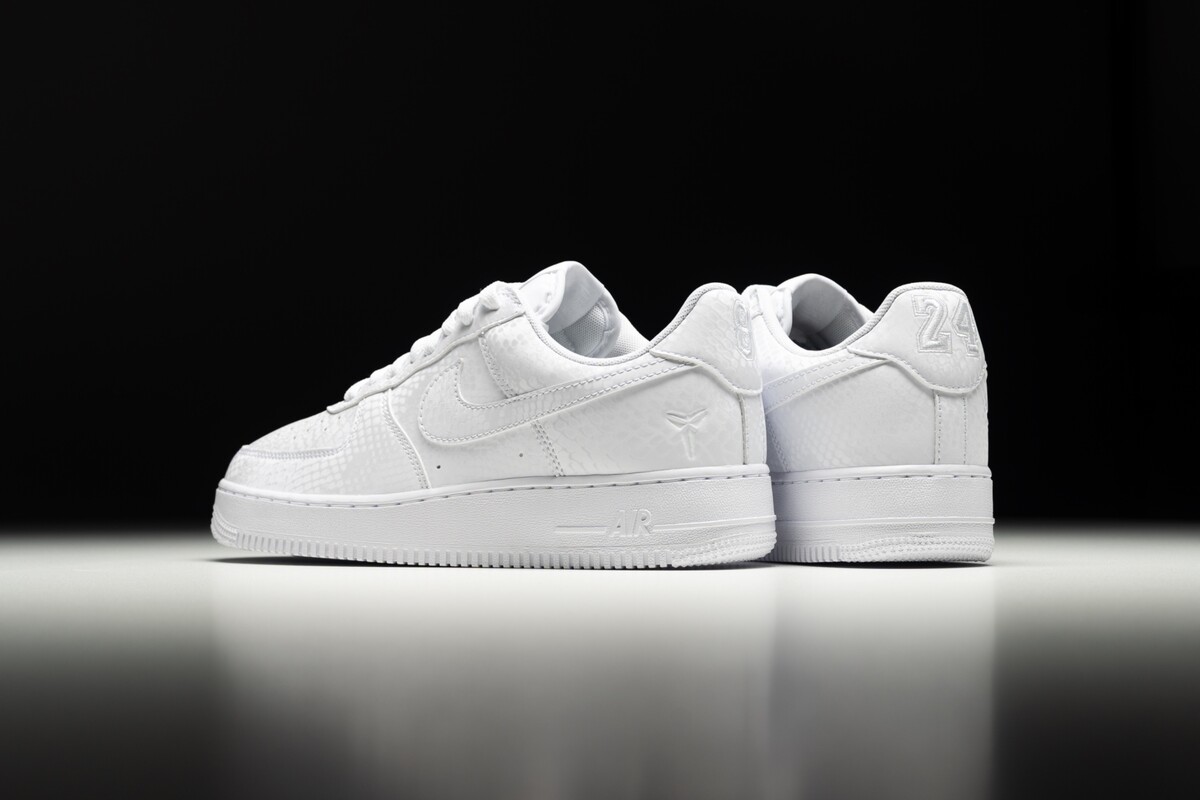 Nike Air Force 1 Low „Forever White“, Kobe Bryant