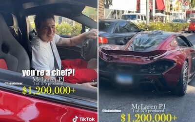 VIDEO: Mám auto za 1,2 milióna eur a živím sa ako kuchár. Brooklyna Beckhama vysmiali za reakciu vo virálnom videu z Tiktoku.