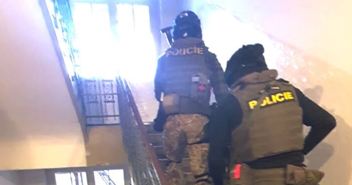 Zásahovka se samopaly v Praze zadržela opilého muže. Tvrdil, že někomu ublížil
