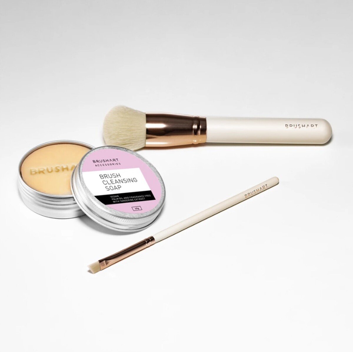 brush, cleansing soap