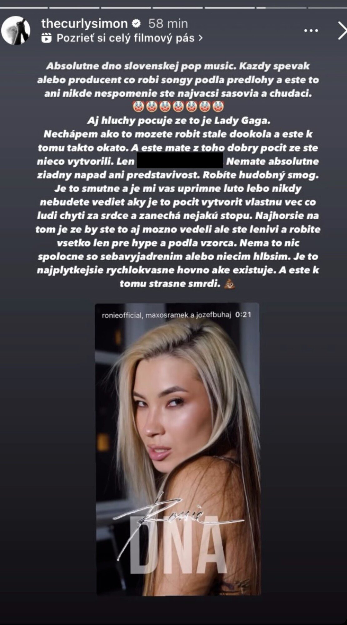 The Curly Simon, Ronie