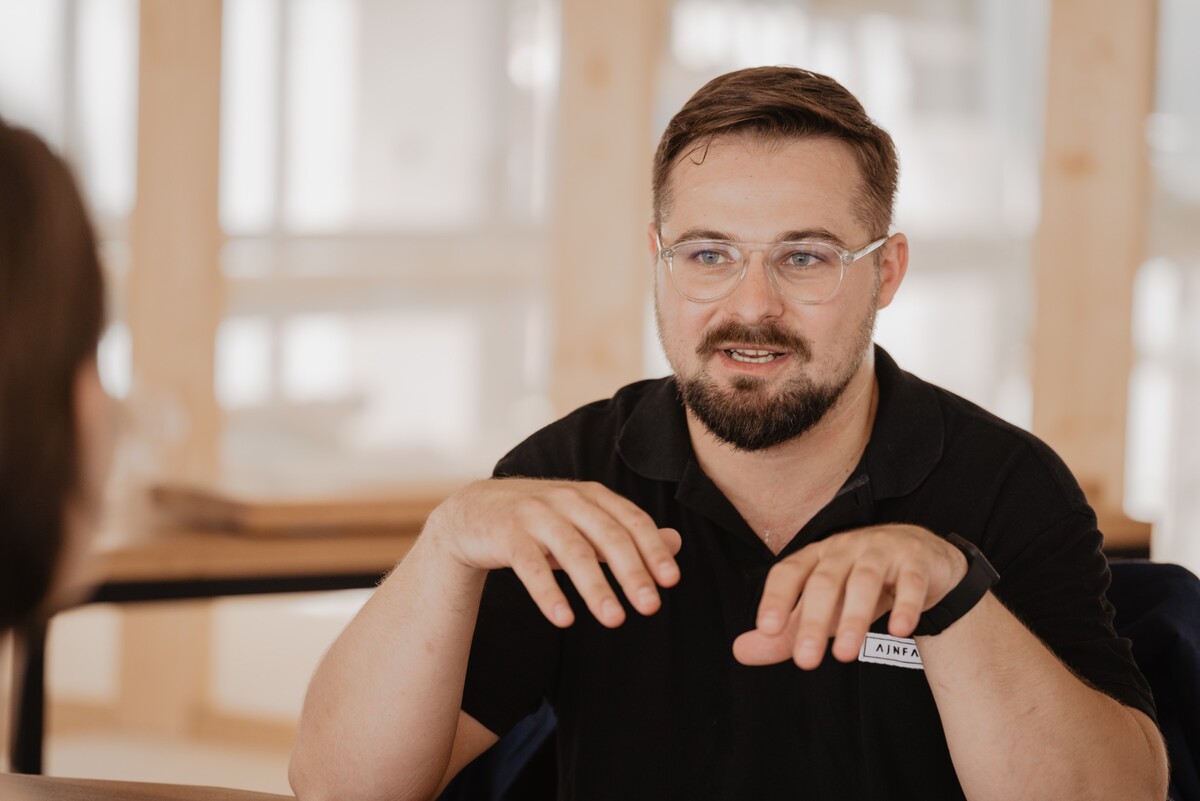 Ľudo Franta firmu spoluzaložil. Teraz má na starosti jej vedenie a komunikáciu.