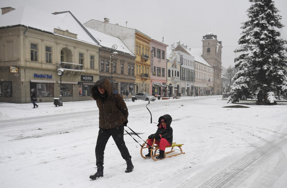 sneh, sneženie