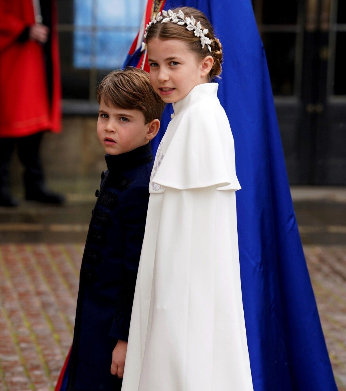 Britská princezná Charlotte a princ Louis