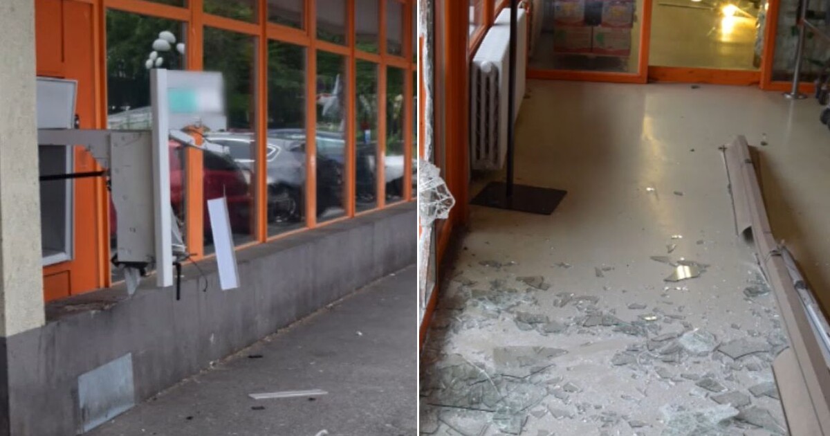 Zloději v Bratislavě odpálili bombou bankomat. Ukradli 50 000 €