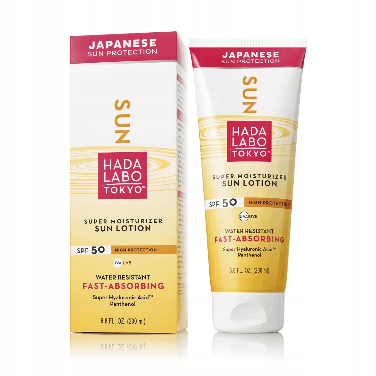hada labo tokyo super moisturizer sun lotion spf 50