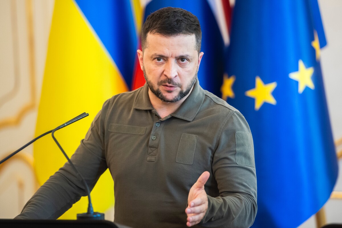 ukrajinský prezident Volodymyr Zelenskyj