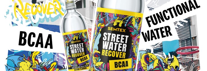 Stylová novinka vyladěná pro všechny lidi s aktivním způsobem života: Vyzkoušej funkční vodu SEMTEX STREET WATER