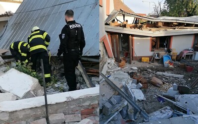 Pri Trnave vybuchol rodinný dom, na mieste zasahujú záchranné zložky.