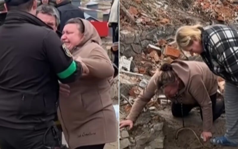 Video, na ktorom ukrajinská matka našla svojho mŕtveho syna, je tá najstrašnejšia vec, akú kedy Volodymyr Zelenskyj videl.