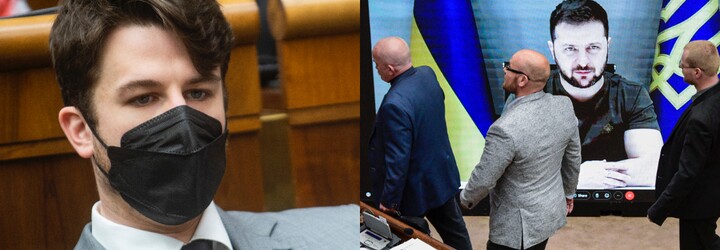 „Fašisti odišli ako krysy,“ zareagoval poslanec Andrej Stančík na neprítomnosť opozície počas Zelenského prejavu