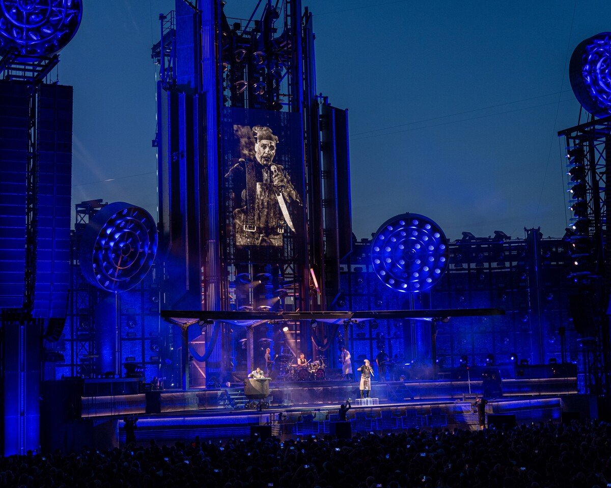 Rammstein na koncertě v Praze