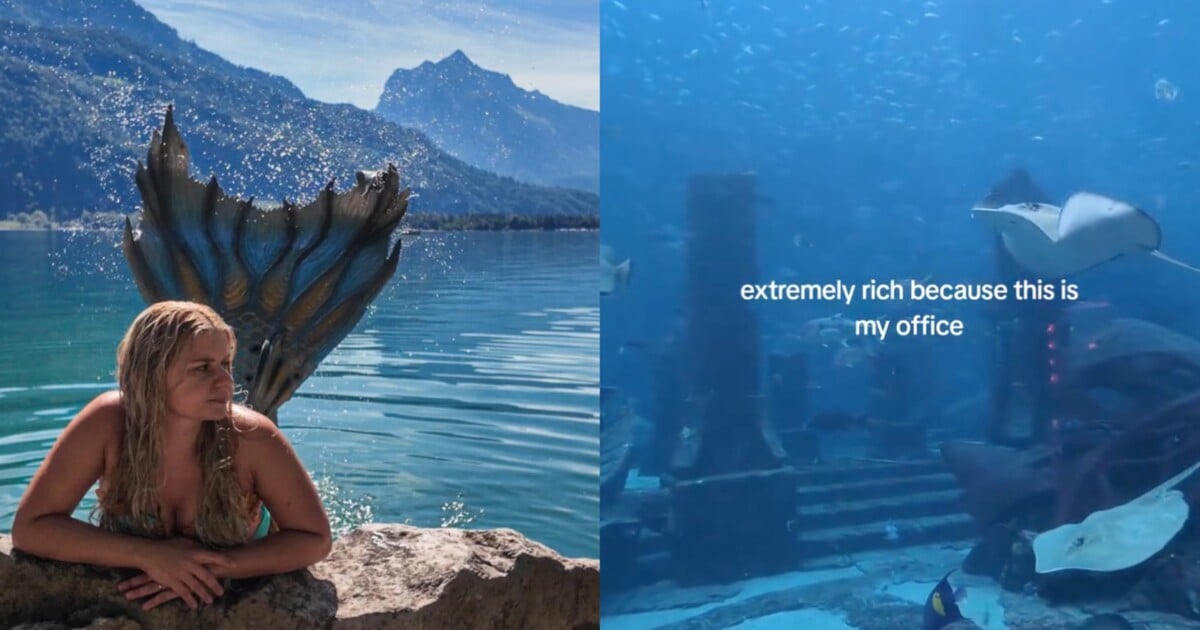 Slovenka Mária pracuje v Dubaji jako profesionální mořská panna. V 10metrové hloubce jde o život, ale Dubaiané ji obdivují