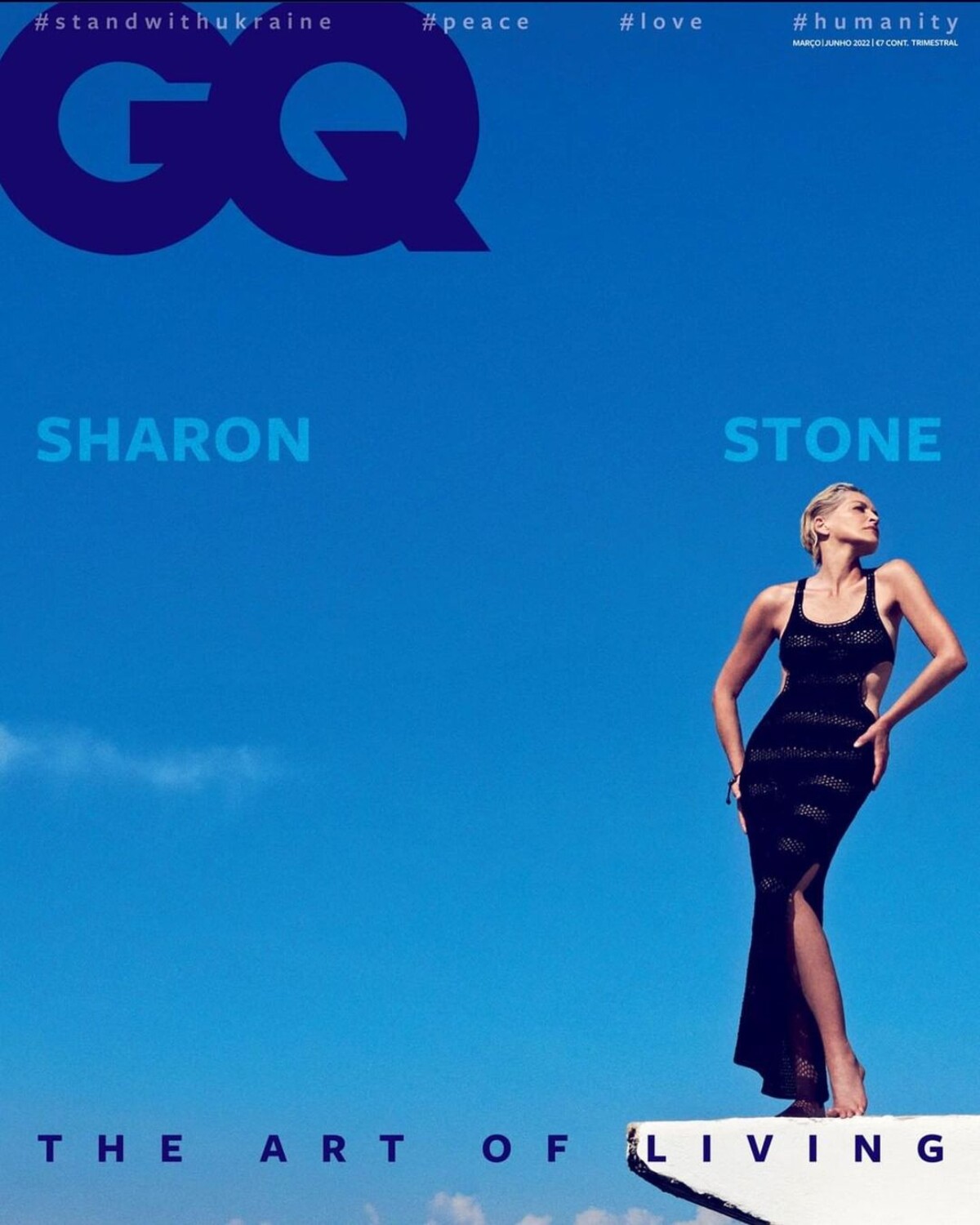 Sharon Stone na titulke GQ. 