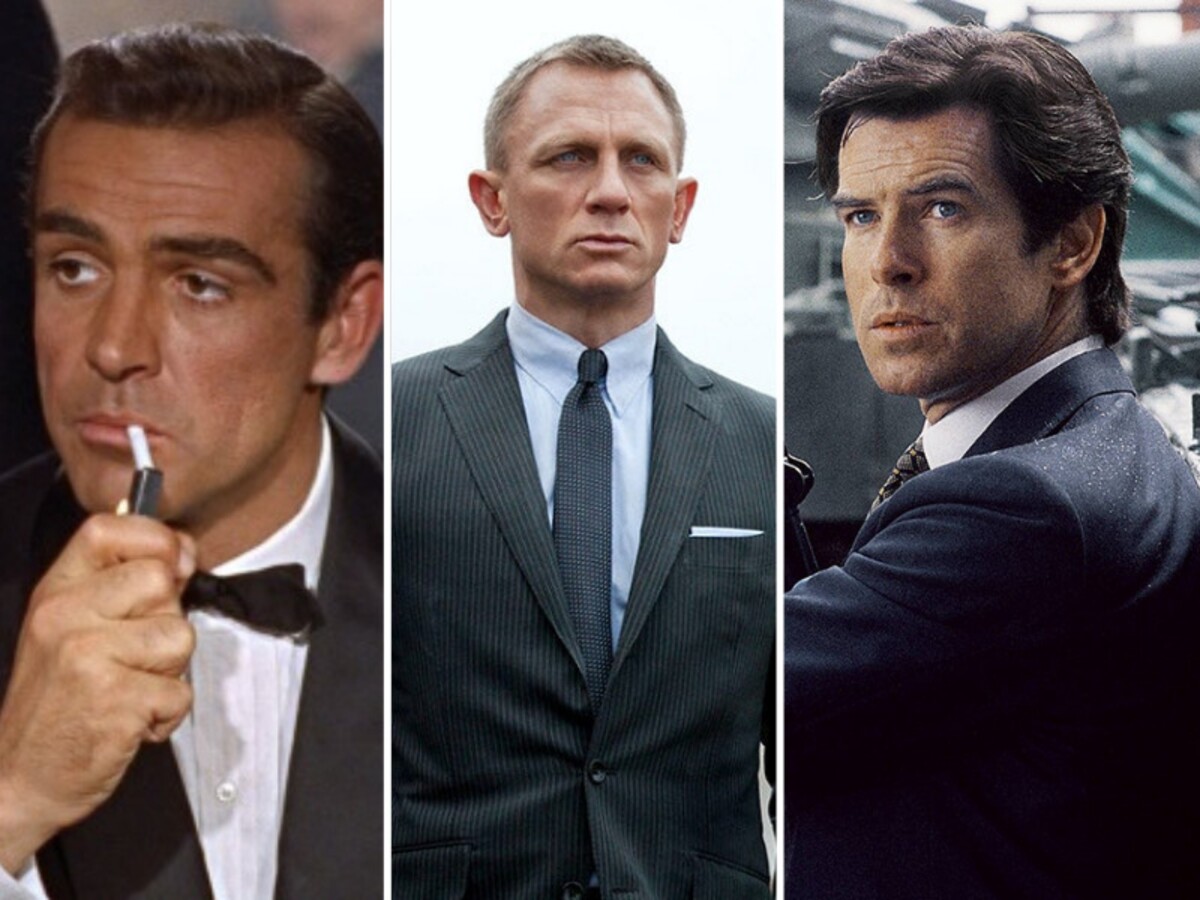 Sean Connery Daniel Craig Pierce Brosnan James Bond