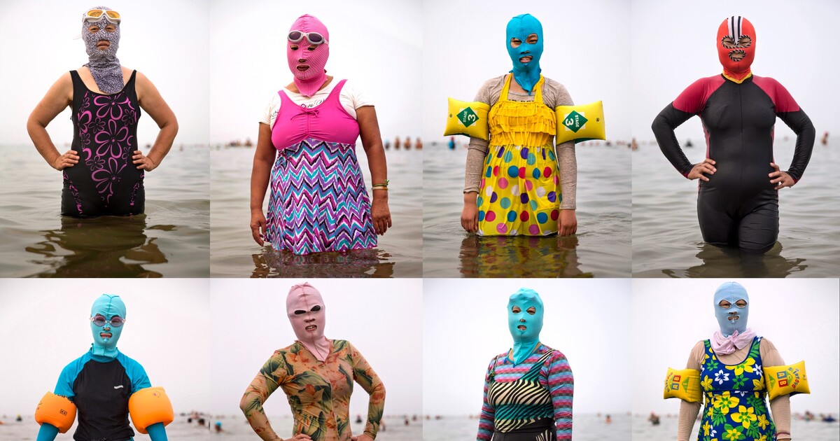 Seznam se s facekiny. Nový trend obličejových plavek ovládl Čínu