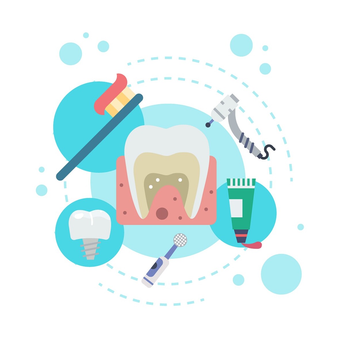 zuby, hygiena, zubná hygiena, umývanie zubov