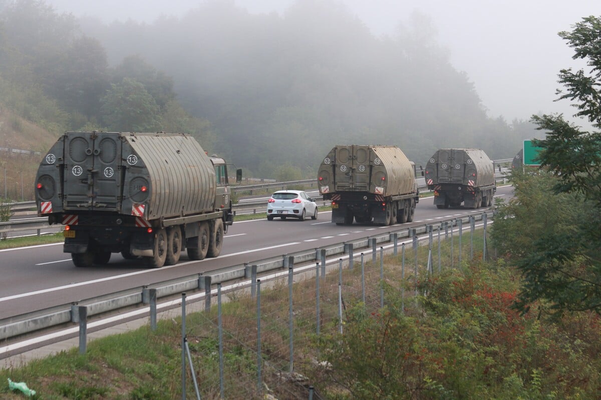 Presun vojenskej techniky cez Slovensko.