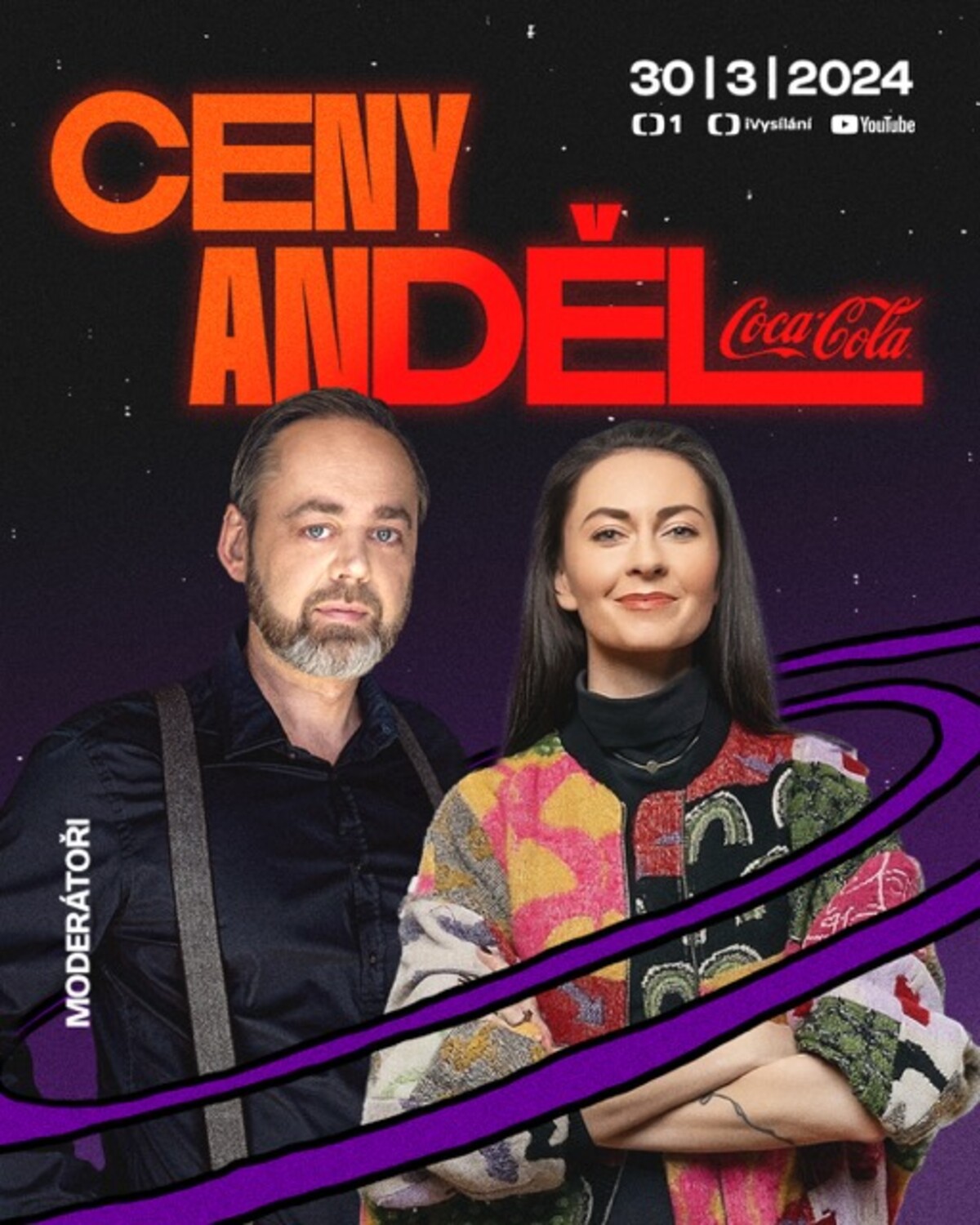moderátoři, Ceny Anděl Coca-Cola 2023