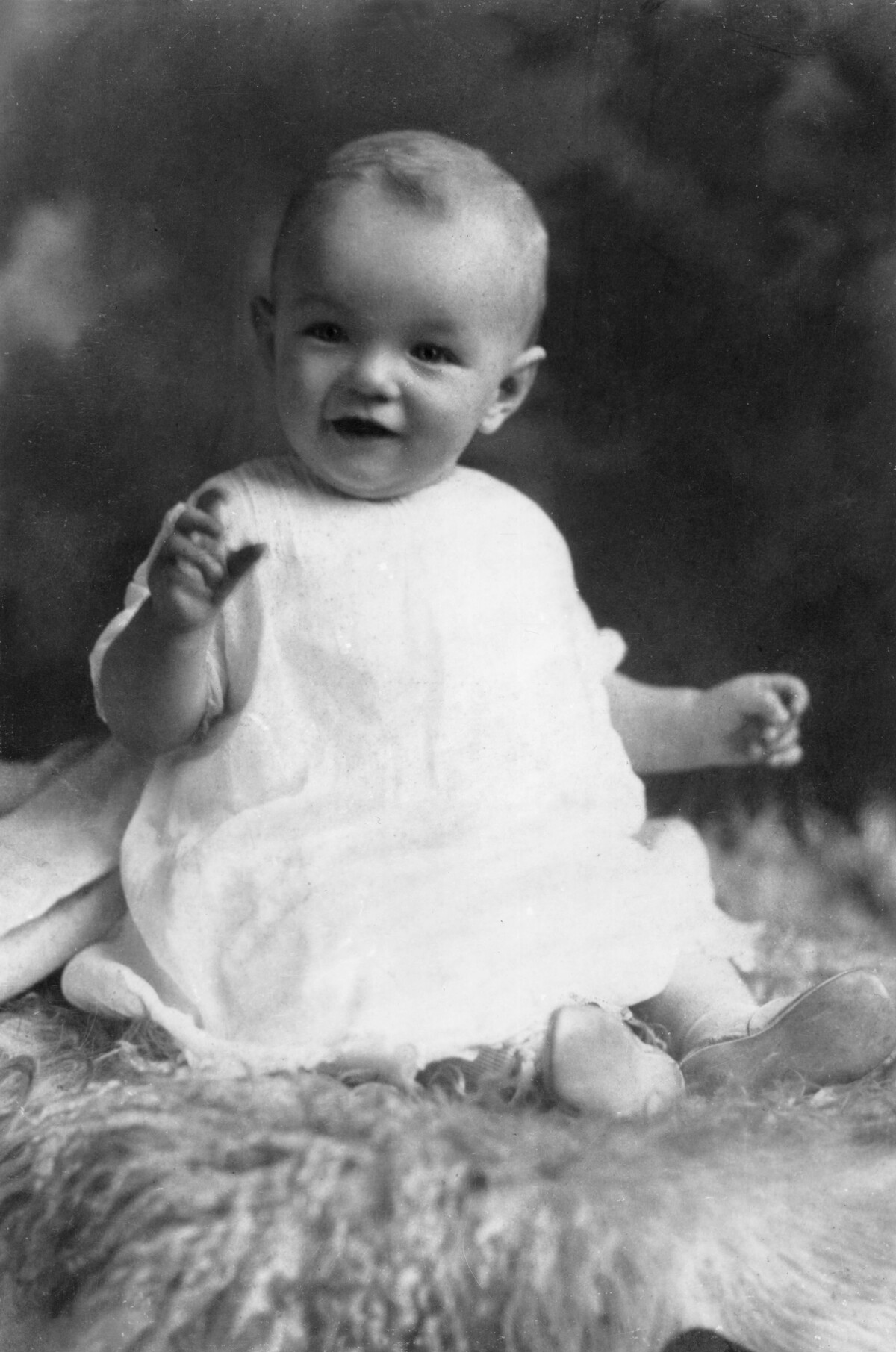 Marilyn Monroe jako dítě.