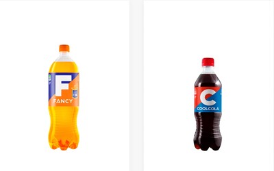 Fancy místo Fanty. Ruská firma uvádí na trh napodobeniny ikonických sladkých nápojů.