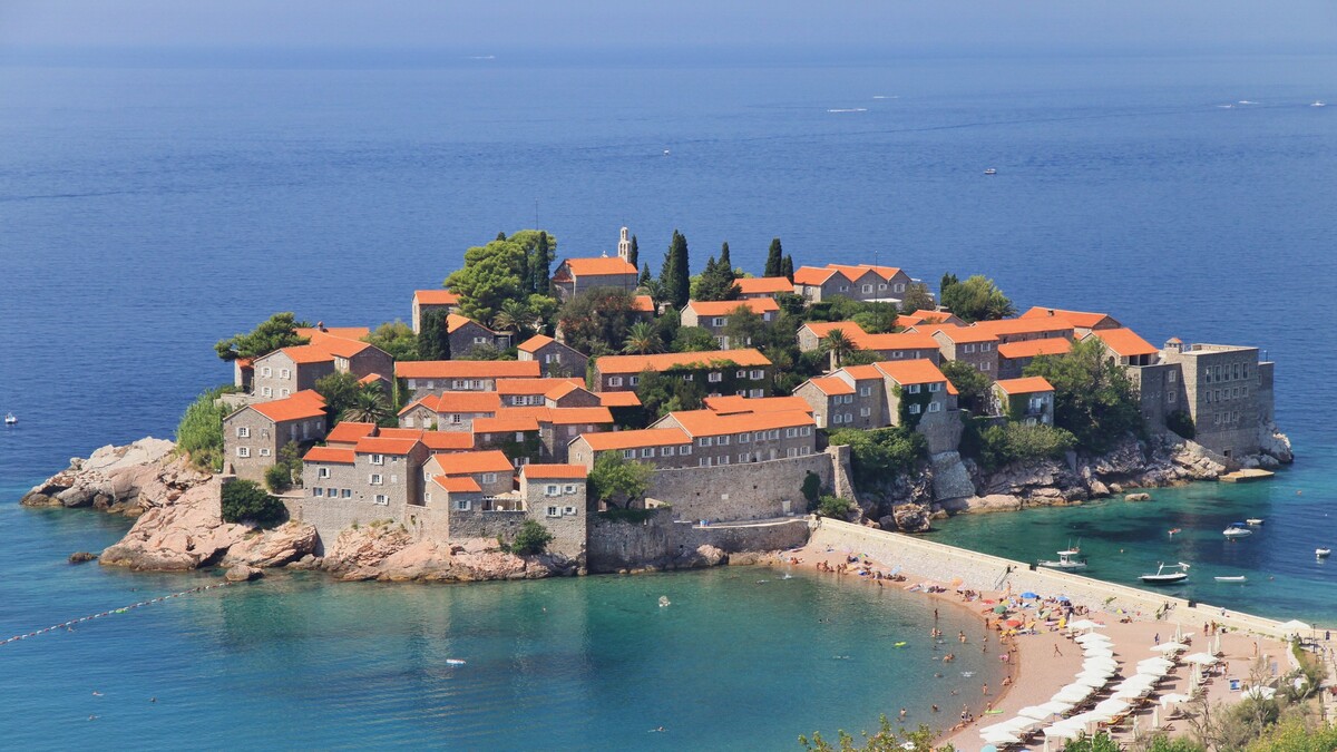 Sveti Stefan v Čiernej Hore.