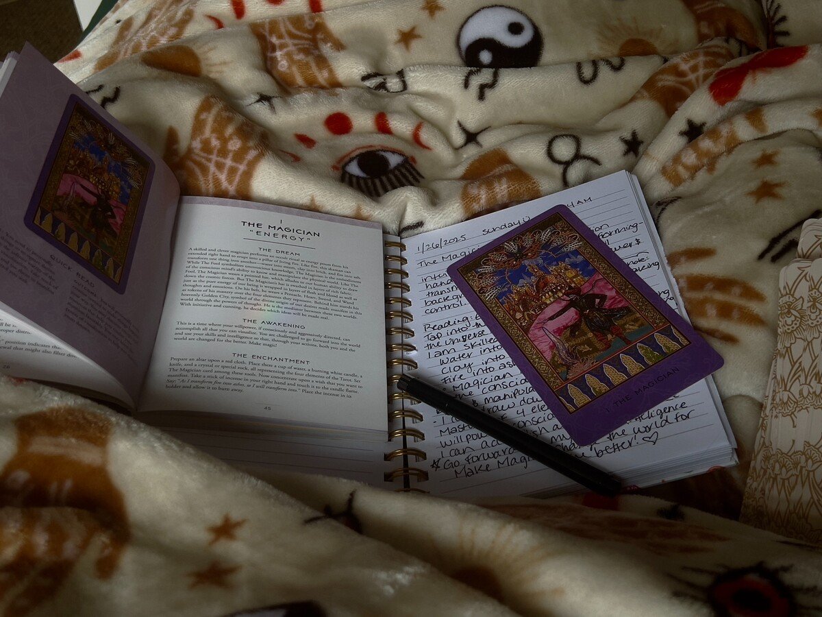 journal, ezoterika, výkad karet