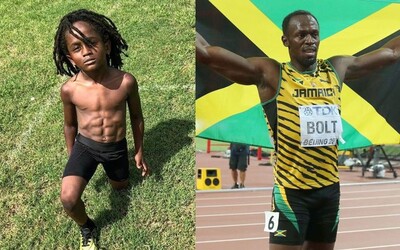 7-ročný atlét sa doťahuje na Usaina Bolta. Vo svojej kategórii vytvoril nový rekord
