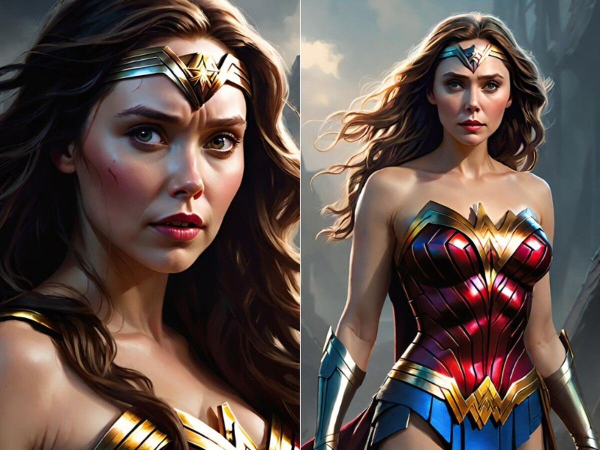 Wonder Woman Elizabeth Olsen AI Komiksy DC