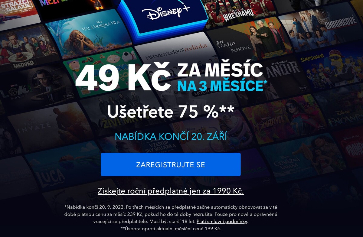 Předplatné Disney+