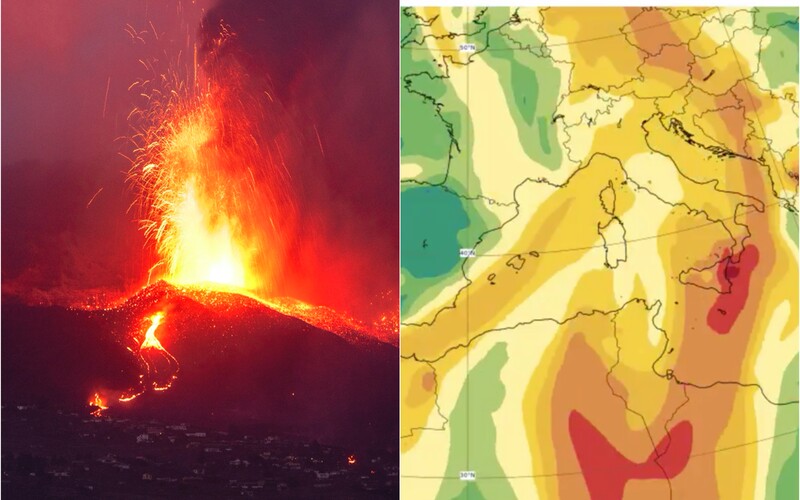 Erupciu sopky z ostrova La Palma pocítime aj na Slovensku. Oxid siričitý v kyslých dažďoch môže poškodiť ľudské zdravie.